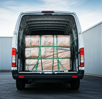 Malinois Logistics cargo van detail